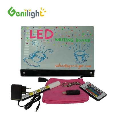 DIY Vollfarbenleuchtendes Fluoreszenz-LED-Markerboard mit verstellbarem Blickwinkel H/V