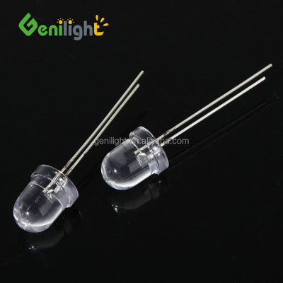 5 mm Runde Diode Genilight 8 mm F8 LED Standard Transparente elektronische Komponenten