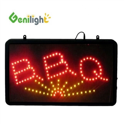 Leistungsnachweis ABS Open-Mold BURGERS KEBABS LED-Schild für individuelle Größe und Farbe