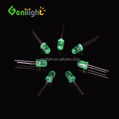 Festleuchtdiode mit LED GREEN F3 LEDs Diode mit maximaler Umspannung von 5 V
