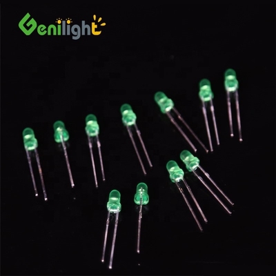 Festleuchtdiode mit LED GREEN F3 LEDs Diode mit maximaler Umspannung von 5 V