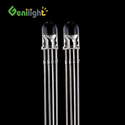 Durchsichtige 3 mm/5 mm/8 mm/10 mm LED-Diode mit ultrahellem 4-Pin-Rundkopf-Emitter Beschreibung -