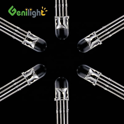 Durchsichtige 3 mm/5 mm/8 mm/10 mm LED-Diode mit ultrahellem 4-Pin-Rundkopf-Emitter Beschreibung -