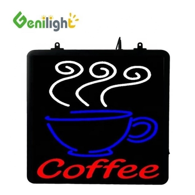 Effiziente Werbung für Ihr Café-Catering-Geschäft mit OPEN Neonbrett und Animation