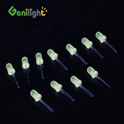 5 mm Gelbe Kerzenlicht Flikkerdioden Helle LED-Licht mit Max. Umkehrstrom 50uA
