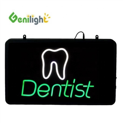 Genilight Innenraum 56*33cm LED-Offenschild hohe Helligkeit Niedrigspannung für Zahnarztwerbung