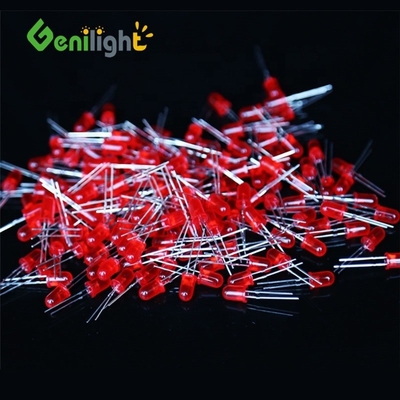 F5 5mm LED-Glühlampe Emissionsdiode Weiß Grün Rot Blau Gelb Zwei-Pin