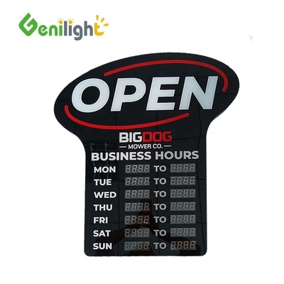 22*13 Zoll LED Neon-Schild mit 24-Stunden-offenen Brief anpassbar und CE RoHS-zertifiziert