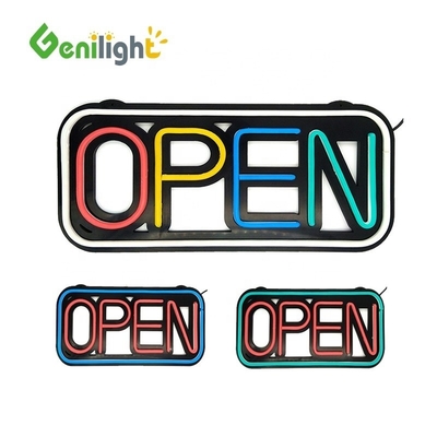 Außen Neonlicht Custom LED Offener Schild mit ABS-Material und 3 Art Wechselfunktion