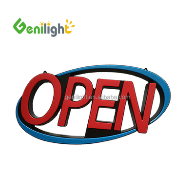Außen Neonlicht Custom LED Offener Schild mit ABS-Material und 3 Art Wechselfunktion