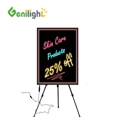 Rechteck Typ 60*40cm Acrylplatte RGB Magic LED Schreibschild mit Windschutz