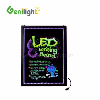 Rechteck-Funktion Ultra-dünne LED-Schreibtafel von Genilight mit 12 Twinkle-Typen