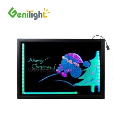 Rechteck-Funktion Ultra-dünne LED-Schreibtafel von Genilight mit 12 Twinkle-Typen