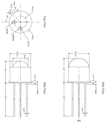 7V Max. Umspannung UV-Lichtdiode Mikro-LED für verbesserte Leistung