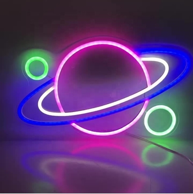 Verwandeln Sie Ihr Zimmer in einen kühlen und modischen Raum mit unserem Planet Neon Sign LED-Licht