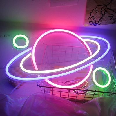 Verwandeln Sie Ihr Zimmer in einen kühlen und modischen Raum mit unserem Planet Neon Sign LED-Licht