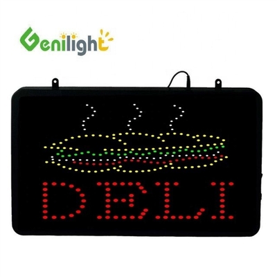Helle Genilight Innenraum 22*13 Zoll Design DC12V LED SANDWICHES offenes Neonlicht Zeichen