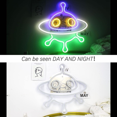 Acrylschiff Neon-Schilder für Wanddekoration und UFO LED Nachtlicht