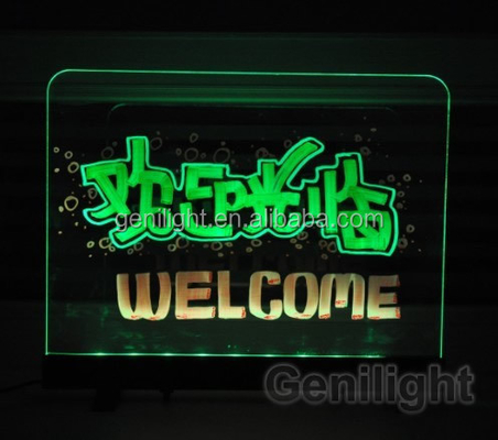 Anpassbares RGB SMD5050 LED-Streifen-Magnetbrett für interaktive Werbung
