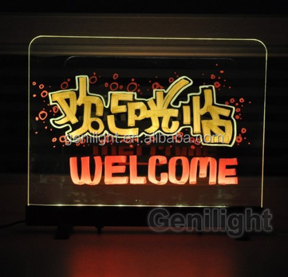 Anpassbares RGB SMD5050 LED-Streifen-Magnetbrett für interaktive Werbung