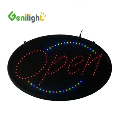 ODM Custom Oval Led OPEN Licht Neon Schild mit hoher Auflösung