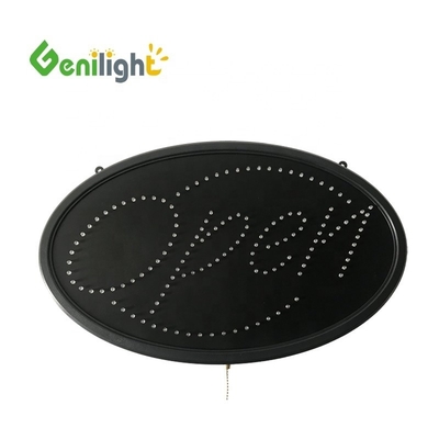 ODM Custom Oval Led OPEN Licht Neon Schild mit hoher Auflösung