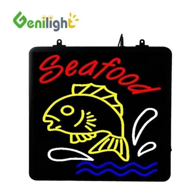 2 Art Change Funktionen SASHIMI LED Neon offenes Schild für Fischerstange Shop Pixel Pitch DIY