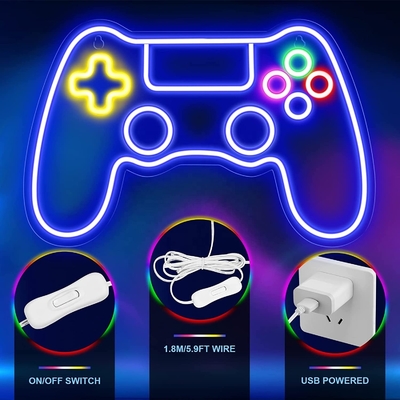 Fügen Sie Ihrem Gamer-Raum eine Farbe hinzu mit einem Neon-Schild für benutzerdefinierte Game Controller von 41*27,5 cm