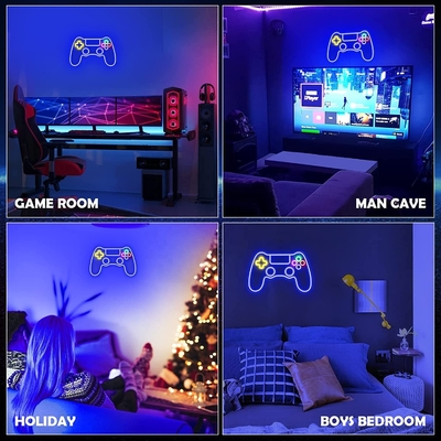 Fügen Sie Ihrem Gamer-Raum eine Farbe hinzu mit einem Neon-Schild für benutzerdefinierte Game Controller von 41*27,5 cm