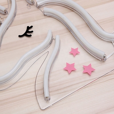 Customized Einhorn Neon Licht Helles LED rosa und weiß Neon Schild für Schlafzimmer perfekt