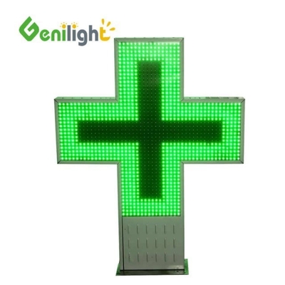 P16 P20 Pixel 3D LED Apotheke Kreuzschirm Zeichen mit RS232 HF-Steuerung Kommunikation
