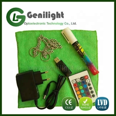 Innere Kreideplatten, Rechteck, gehärtetes Glas, LED-Schriftzeichen mit Acrylfläche