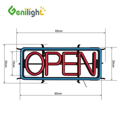 Foto-Medien LED Neon-Offenen Schilder mit 2 Arten von Wechselfunktionen und Acrylmaterial