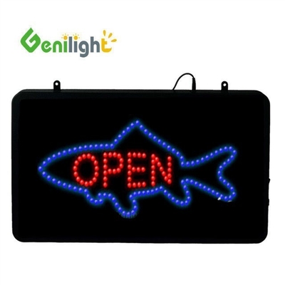 56*33cm DC12V Genilight Flash Edge Werbung LED Offener Schild für Frittiertes Huhn Geschäft