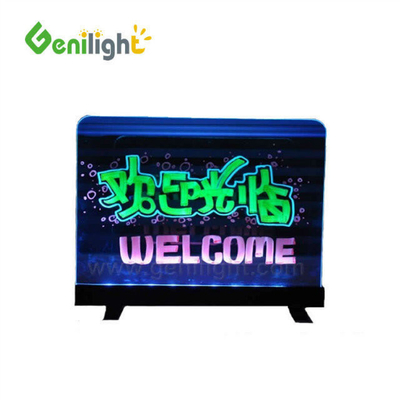 Innenraum Mini RGB Transparent LED Schreibbrett Panel Größe 20 * 30cm für die Shop-Display