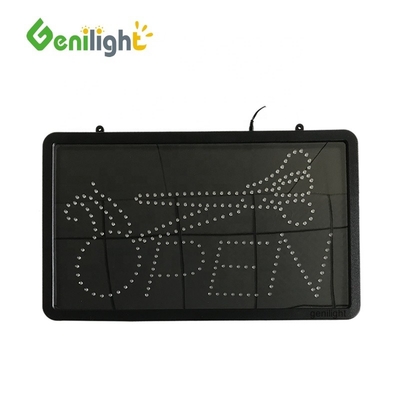 Energieeinsparung Anpassung Neon LED offen geschlossenes Schild für Shop Cafe Bar Pub Genilight