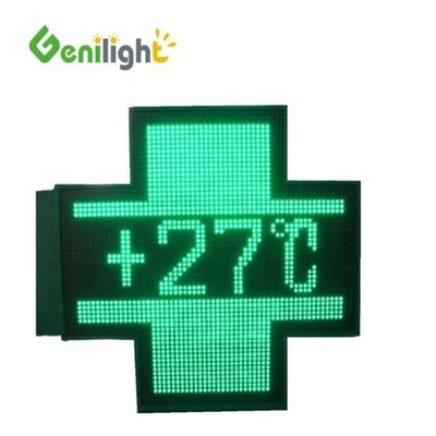 3D-Animation LED-Display Attraktives Led-Apotheke-Kreuzbildschirm mit 1280 / 2560 Punkten