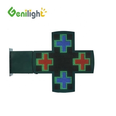 3D-Animation LED-Display Attraktives Led-Apotheke-Kreuzbildschirm mit 1280 / 2560 Punkten