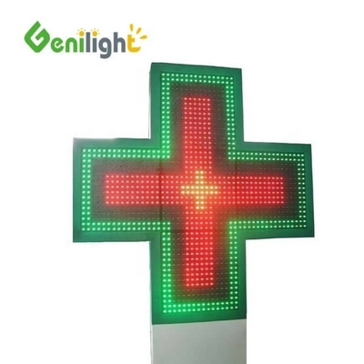 3D-Animation LED-Display Attraktives Led-Apotheke-Kreuzbildschirm mit 1280 / 2560 Punkten