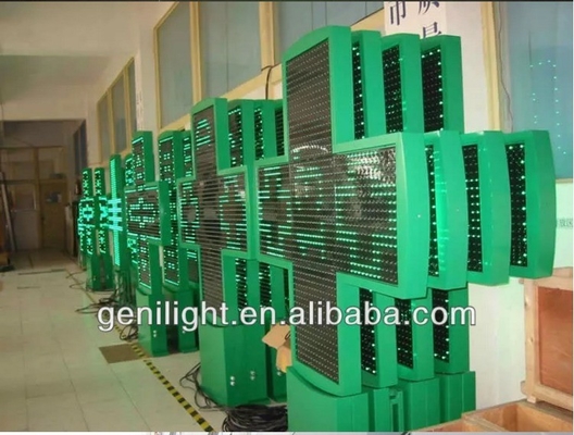 3D-Animation LED-Display Attraktives Led-Apotheke-Kreuzbildschirm mit 1280 / 2560 Punkten