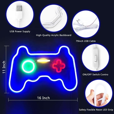 5V Spannung angepasste Spiel Neon-Schilder für die Heimat Bar Mann Höhle Golf Pub Heimdekor