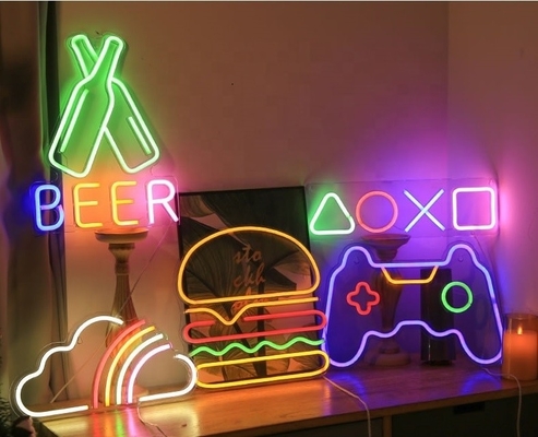 5V Spannung angepasste Spiel Neon-Schilder für die Heimat Bar Mann Höhle Golf Pub Heimdekor