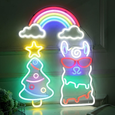 1 Stromverbrauch kundenspezifische Cloud Led Neon Licht Wandlicht für Schlafzimmer und Kinderzimmer