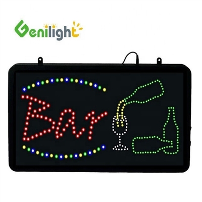 LED-Fashion Bar Goblet Display Sign mit Paneldimension 56*33 und individueller Form
