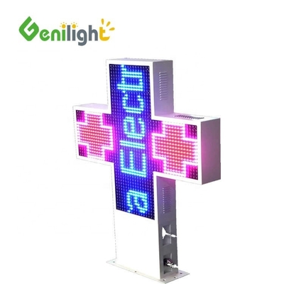 ODM Vollfarbiges LED-Kreuz Apothekenzeichen mit WIFI-Steuerung und 1G-Pixel-Konfiguration