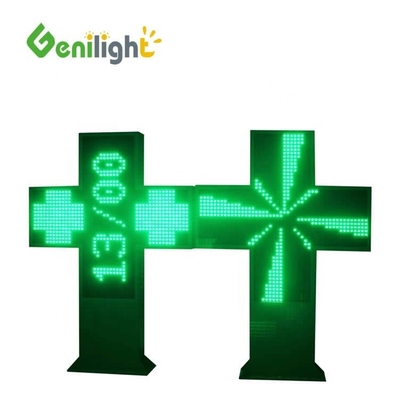 ODM Vollfarbiges LED-Kreuz Apothekenzeichen mit WIFI-Steuerung und 1G-Pixel-Konfiguration