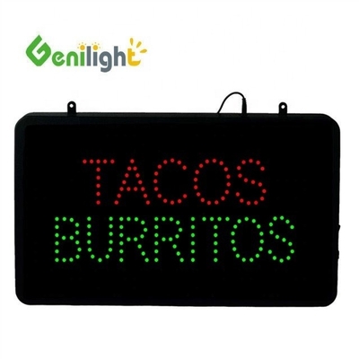 Genilight 22 * 13 Zoll CE RoHS Blinkende LED Neon Zeichen für Foto Studio Rechteck Form