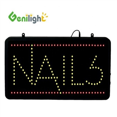 Rechteck LED NAILS SIGN machen Sie Ihr Nagel Display glänzen mit unserem Motion Blinking Design
