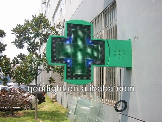 Außen Apotheke Cross LED-Display mit leuchtendem Blitz und SDK-Funktion Integration