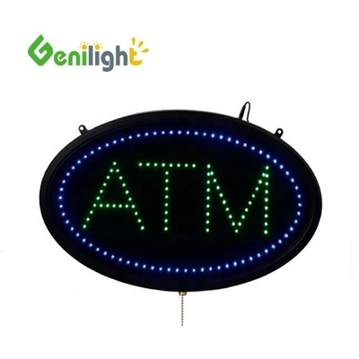 Energieeinsparende LED-Geldautomaten-Briefzeichen mit Border Light Power-Zertifikat CE RoHS LVD usw. Lebensdauer Stunden -